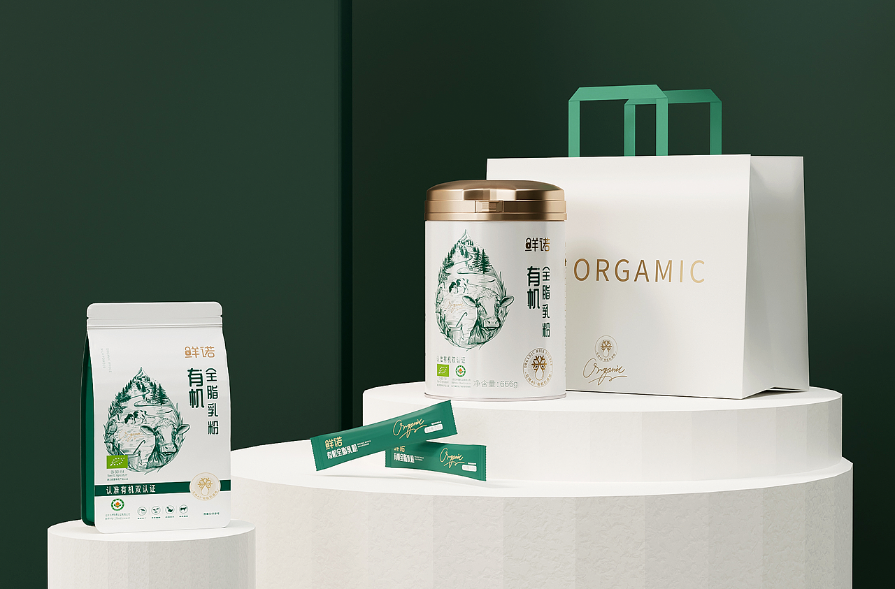 大鱼X鲜诺 奶粉包装设计 食品包装设计 牛奶营养品包装（图ZMzc0MzQ5MzUy） - 包装 - 站酷设计师大鱼食品包装设计原创素材 - 站酷ZCOOL