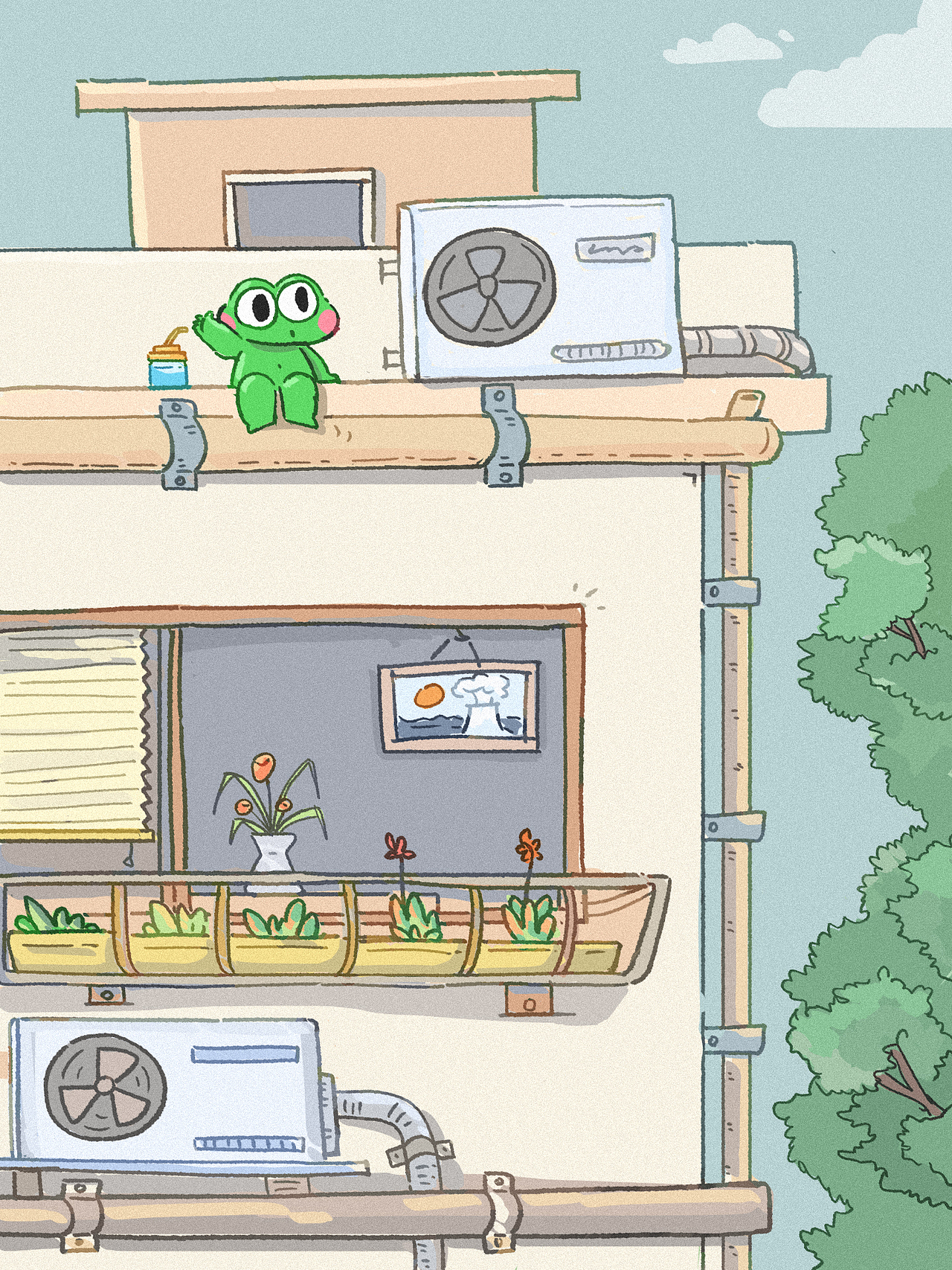 治愈 | 小插画（图ZMzc0MzQ5NDc2） - 创作习作 - 站酷设计师飞翔的渡渡鸟原创素材 - 站酷ZCOOL