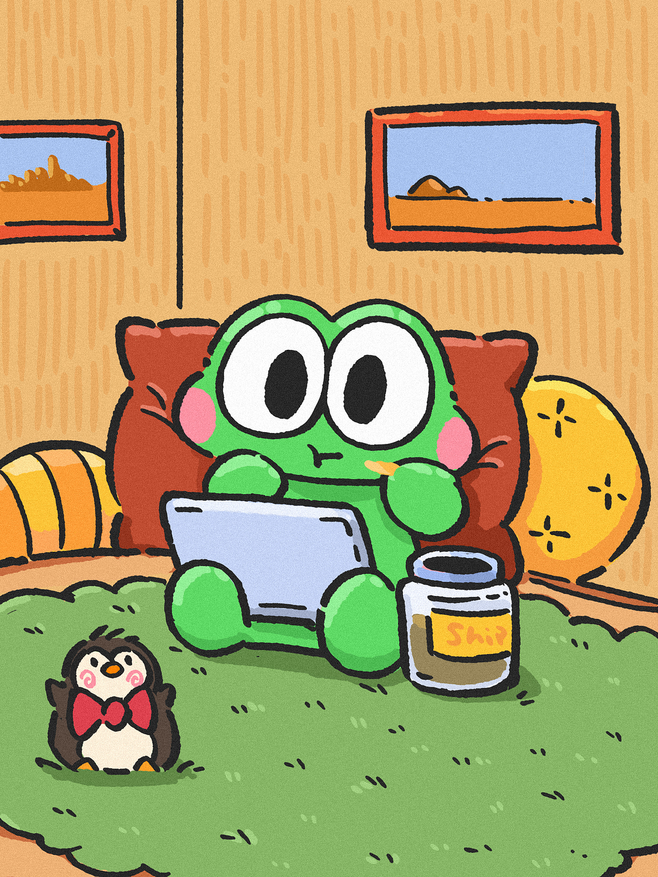 治愈 | 小插画（图ZMzc0MzUwMjI4） - 创作习作 - 站酷设计师飞翔的渡渡鸟原创素材 - 站酷ZCOOL