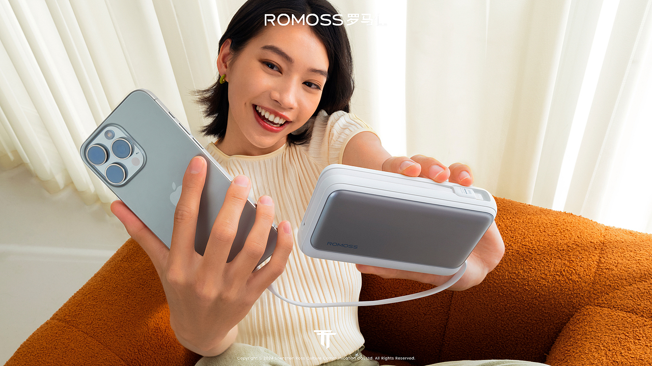 商业摄影 | ROMOSS罗马仕全球品牌升级焕新（图ZMzc0MzU0ODUy） - 产品摄影 - 站酷设计师罗思文化创意视觉原创素材 - 站酷ZCOOL