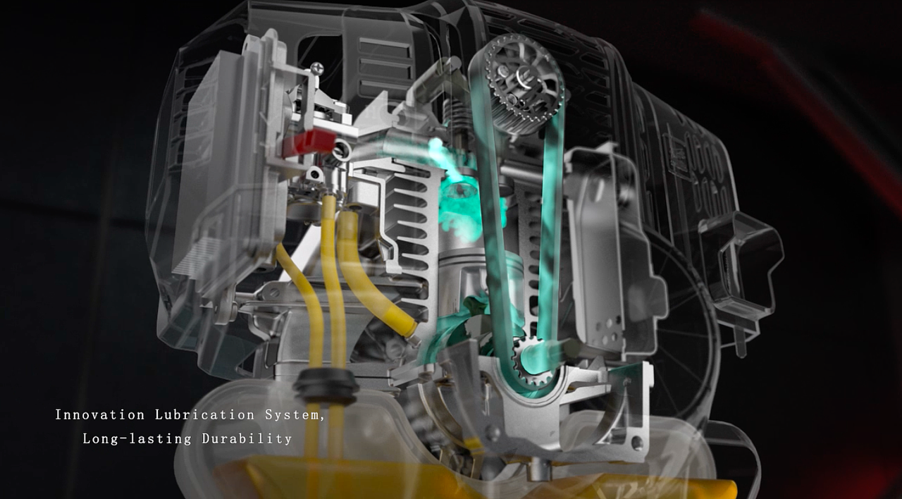 奥晟机械割草机原理CG动画