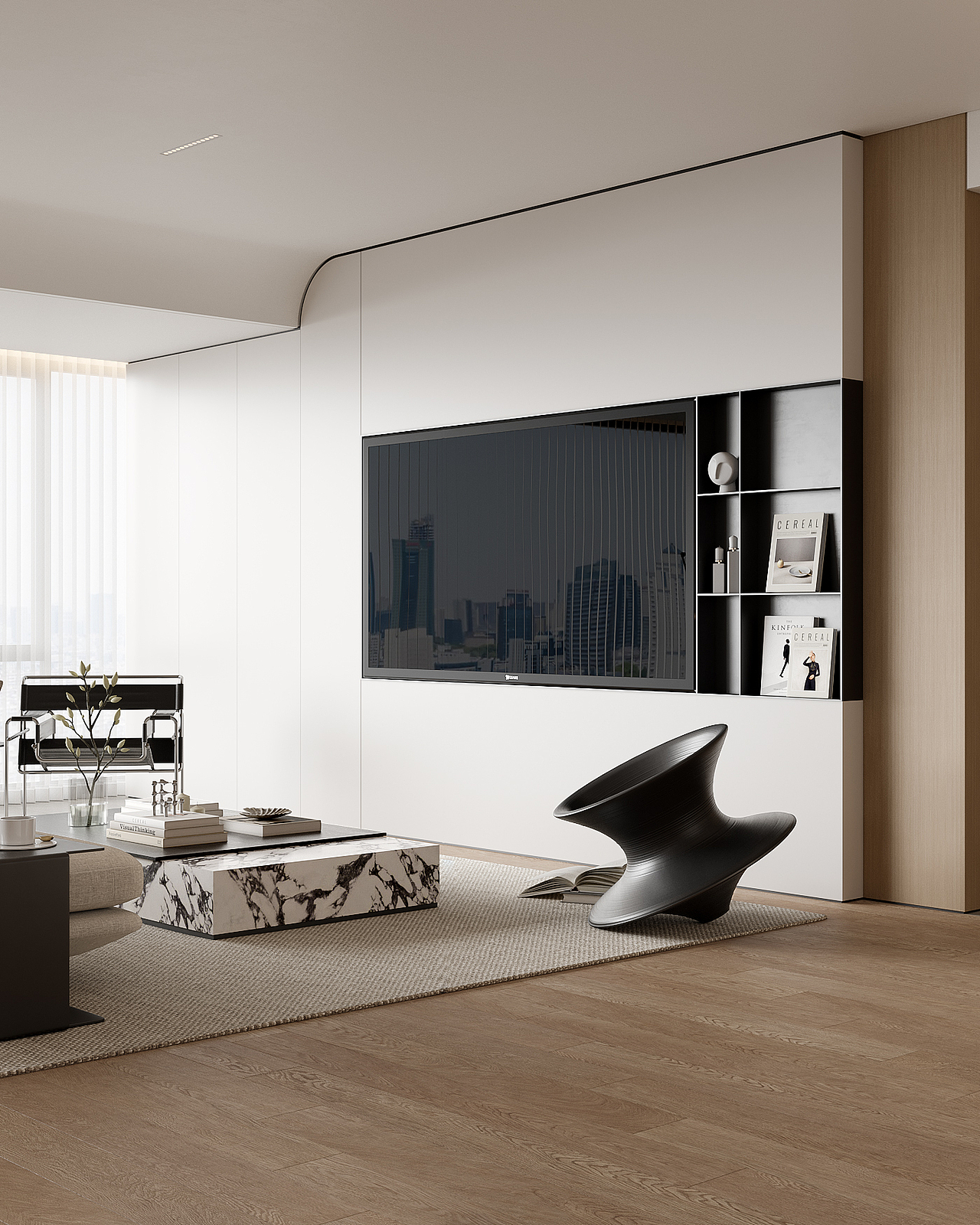 Vike表现新作|极简原木家（图ZMzc0MzczNTMy） - 家装设计 - 站酷设计师william威哥原创素材 - 站酷ZCOOL