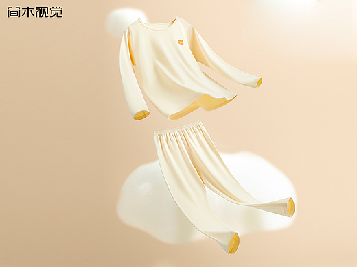 儿童睡衣丨森马棉致×简木视觉 儿童保暖内衣 产品摄影