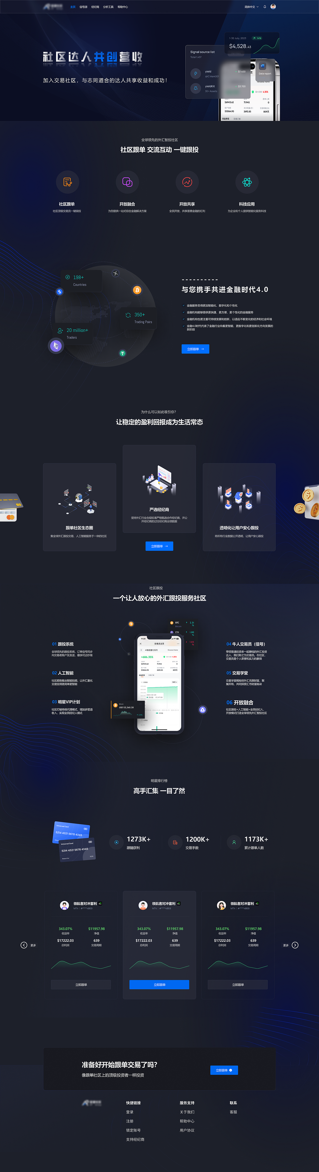外汇交易跟单网页（图ZMzc0Mzk1MzEy） - APP界面 - 站酷设计师Sarah_sa原创素材 - 站酷ZCOOL
