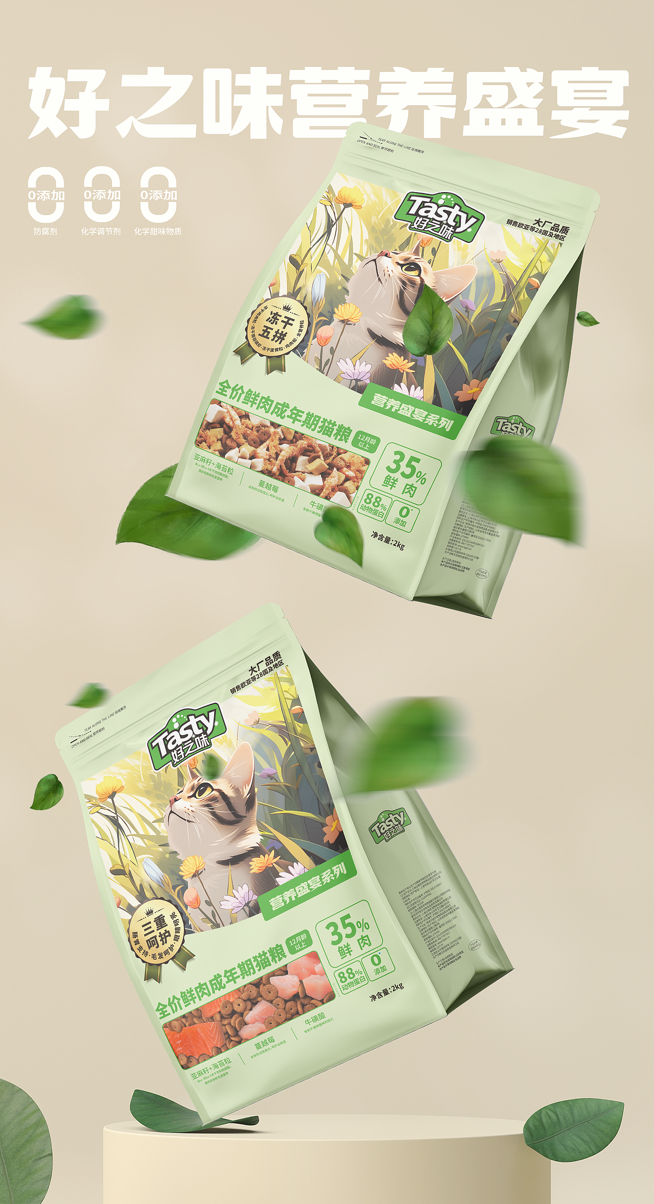包装设计 猫粮包装设计 宠物品牌包装
