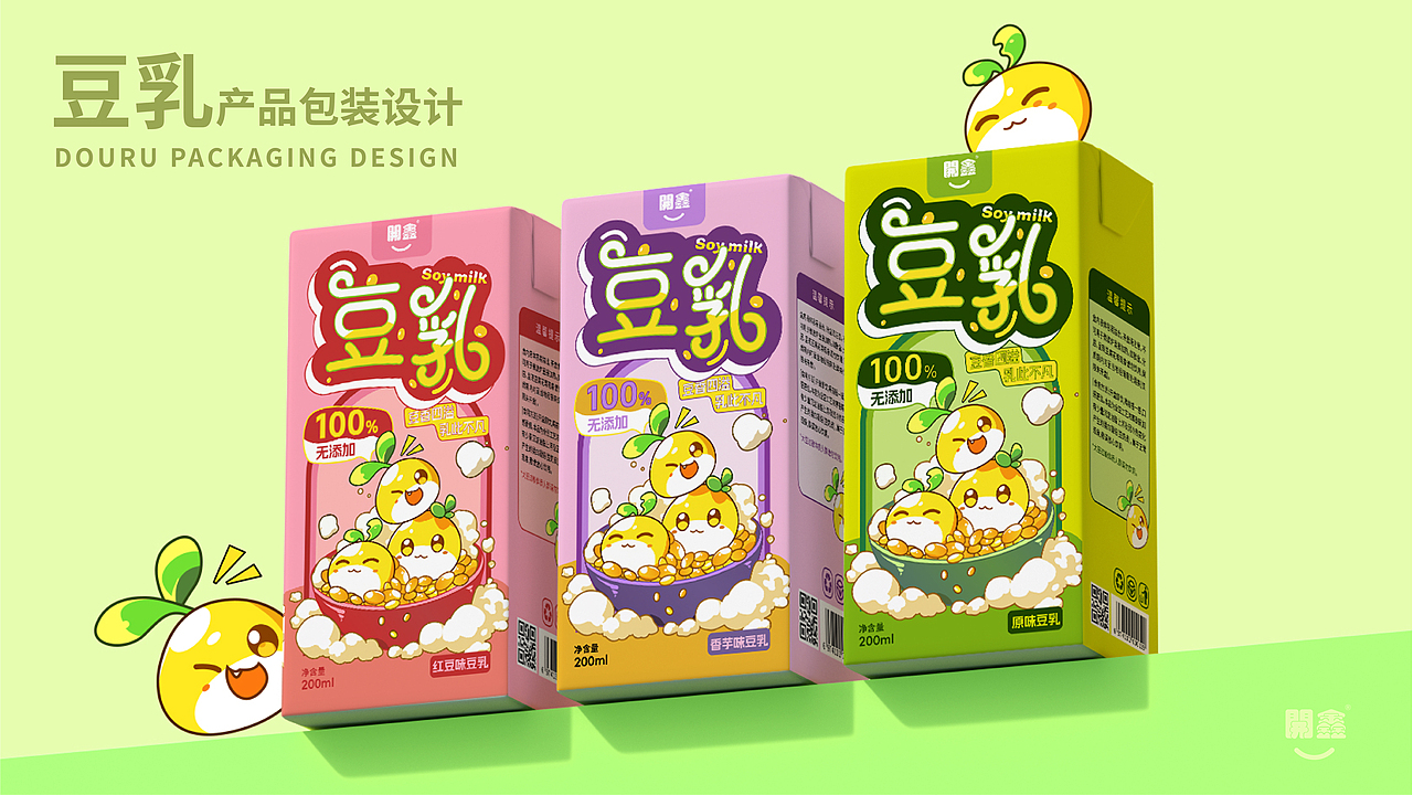 豆乳包装设计 | “豆”香四溢 “乳”此不凡