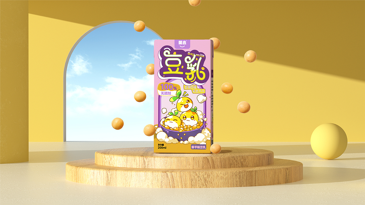 豆乳包装设计 | “豆”香四溢 “乳”此不凡
