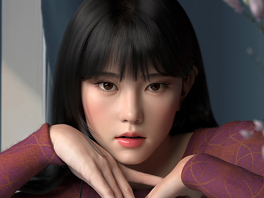 书桌女孩