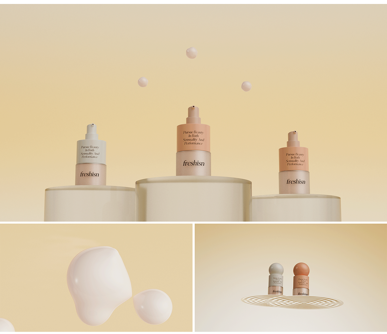 蛋状粉底液丨产品动画