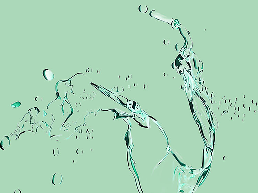 简约大气极简主义纯净水宣传海报