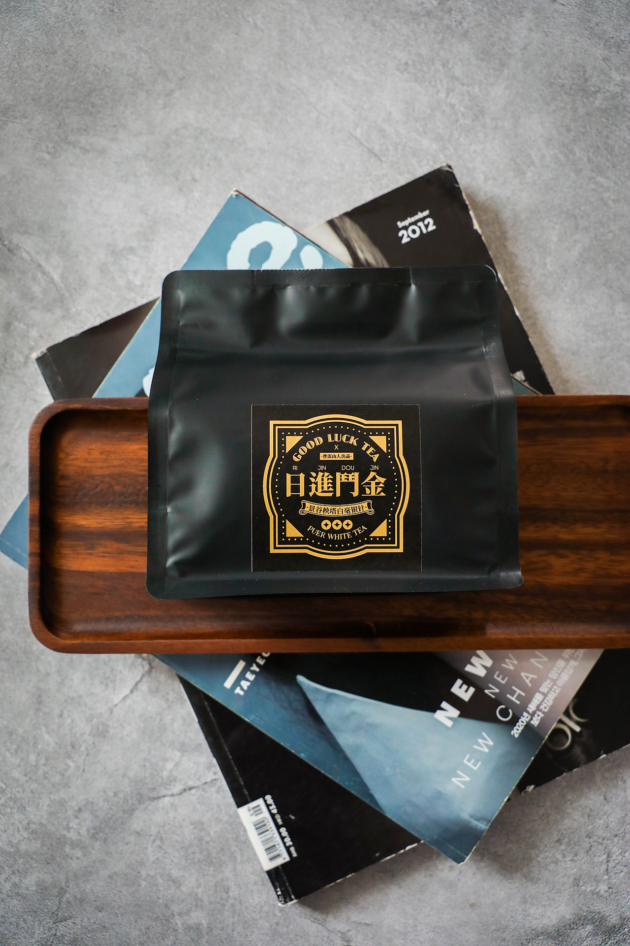 一组小众茶叶品牌产品宣传照