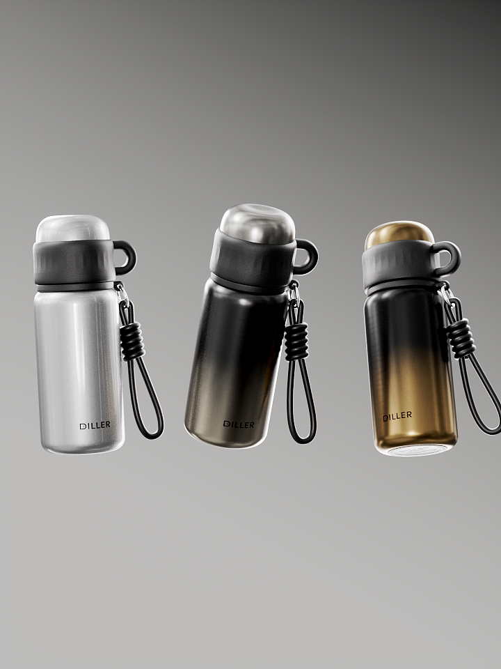 DILLER 双饮保温杯 产品广告