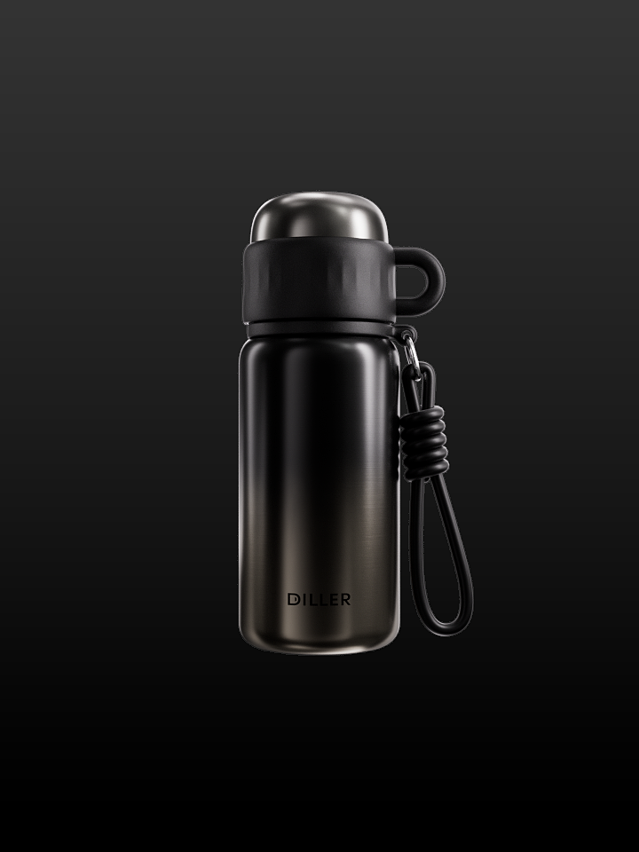 DILLER 双饮保温杯 产品广告