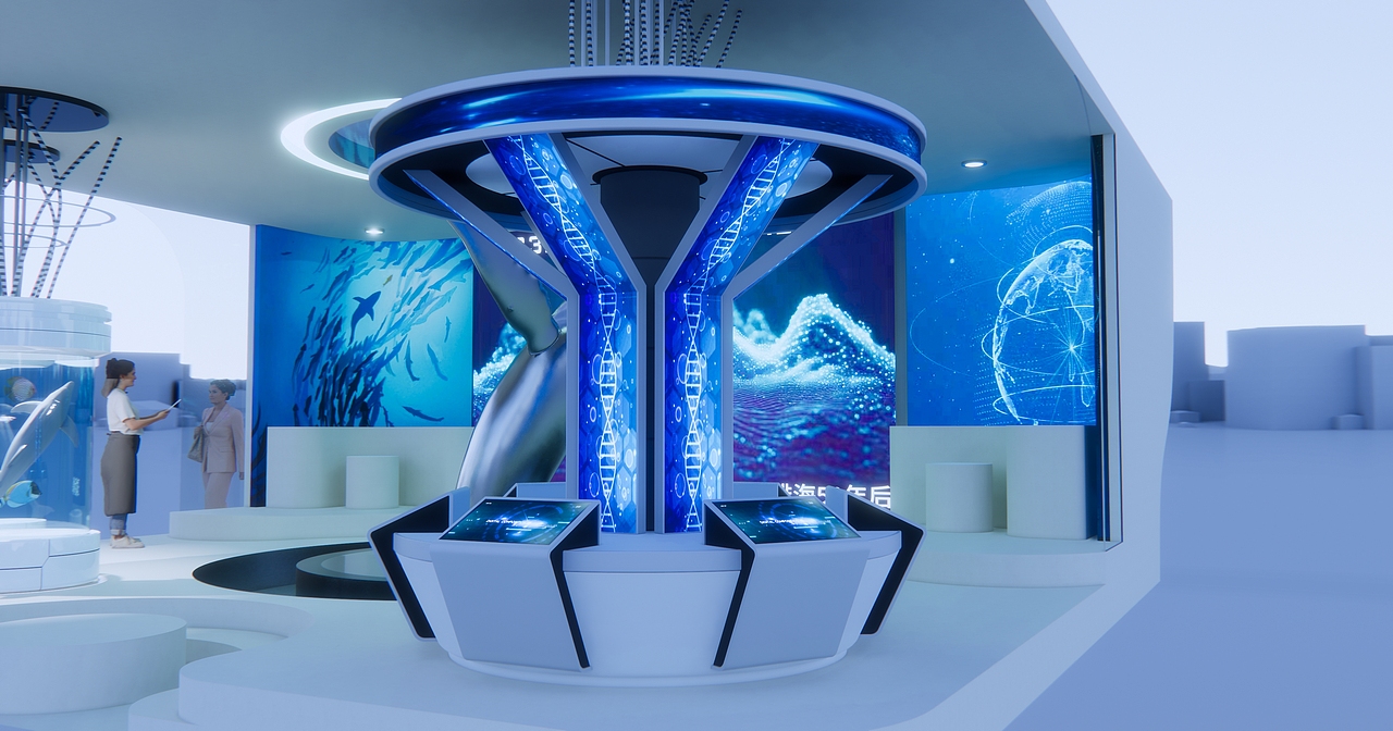 海の悲鸣-海洋生物展厅（图ZMzc0NDM0NTAw） - 建筑/空间 - 站酷设计师IED_Studio原创素材 - 站酷ZCOOL