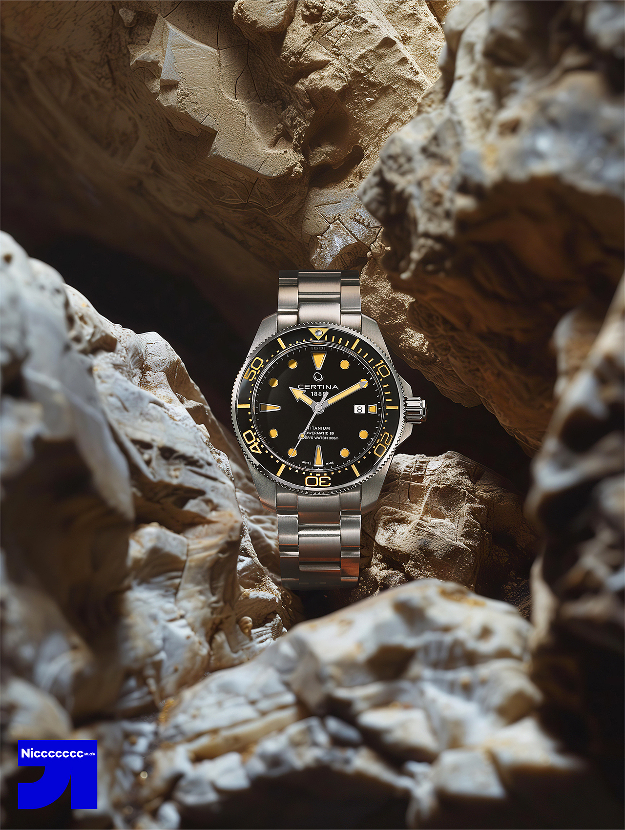 手表摄影|雪铁纳Certina潜水腕表拍摄-Niccccccc