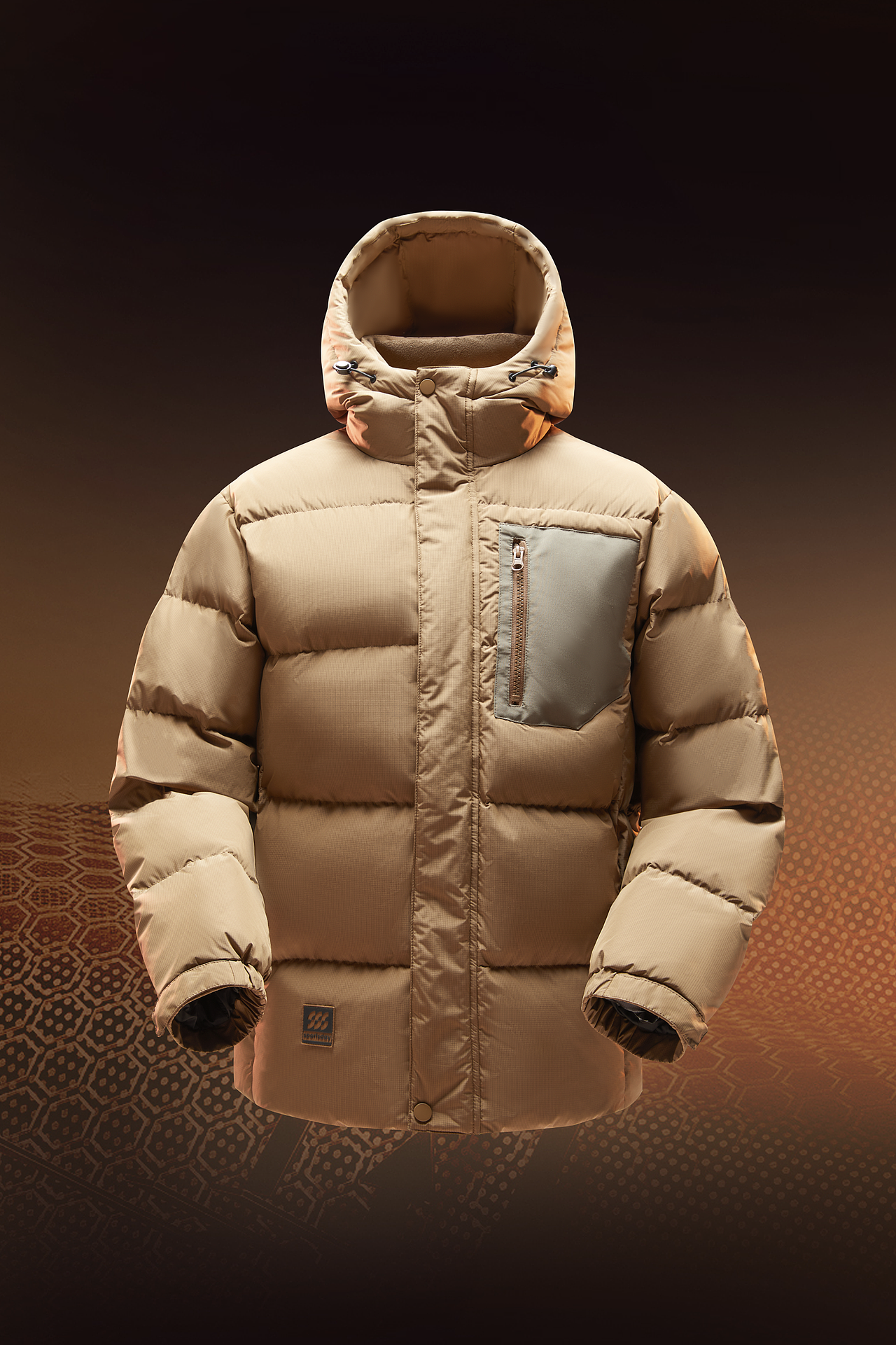 男装羽绒服静物拍摄