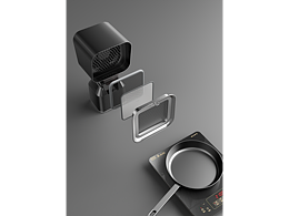 創(chuàng)維Q861桌面吸油煙機(jī)家用臺(tái)式燒烤火鍋抽煙機(jī)