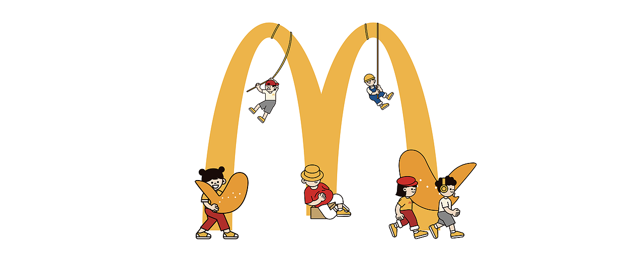 金拱门大饭店V翅主题餐厅｜NYGDESIGN（图ZMzc0NDcyMDQ4） - 商业空间设计 - 站酷设计师NYGDESIGN原创素材 - 站酷ZCOOL