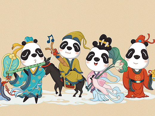 熊猫版八仙