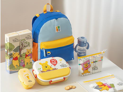 开学季系列产品（密实袋 餐垫、书包、餐盒）-创意拍摄