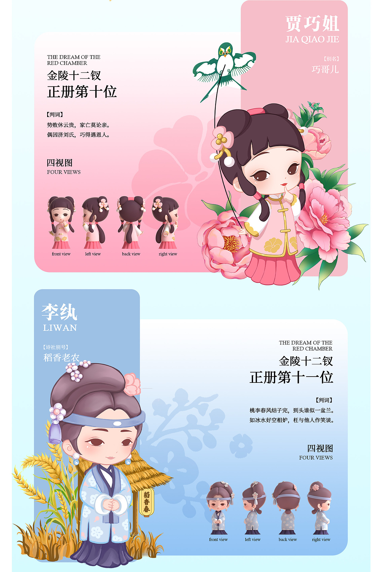 《红楼梦》人物盲盒手办设计与生产