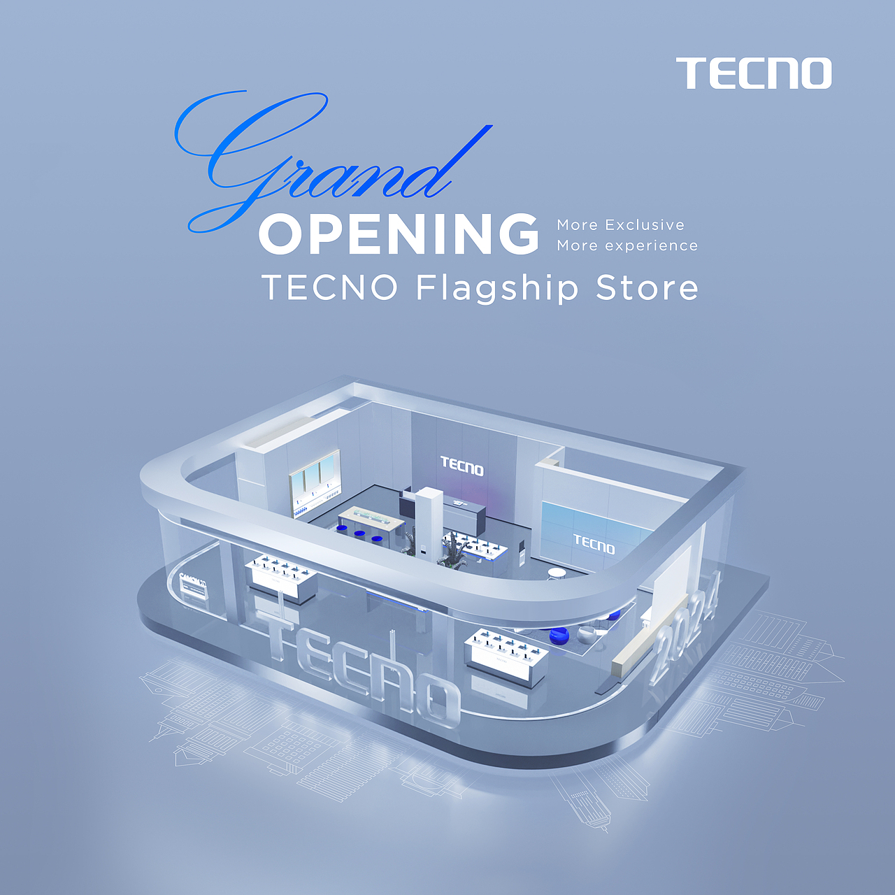 TECNO | 旗舰店开业视觉案例