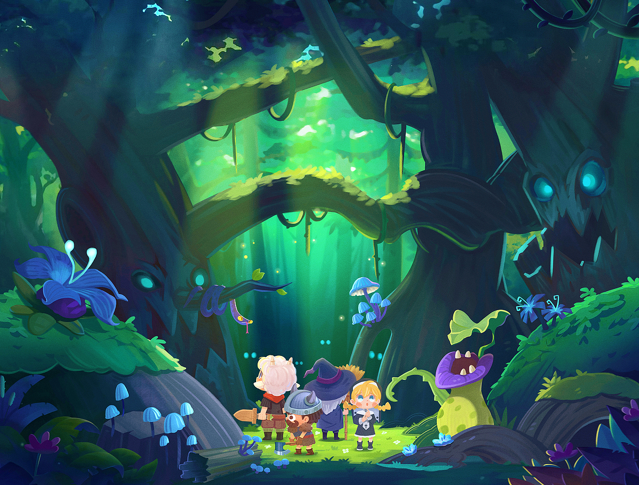 魔法之旅（图ZMzc0NTExOTg4） - 绘本 - 站酷设计师风的lalala原创素材 - 站酷ZCOOL