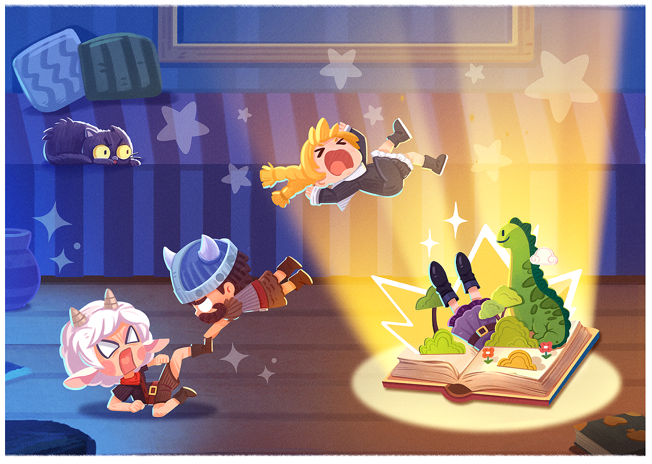 魔法之旅（图ZMzc0NTEyMjA0） - 绘本 - 站酷设计师风的lalala原创素材 - 站酷ZCOOL
