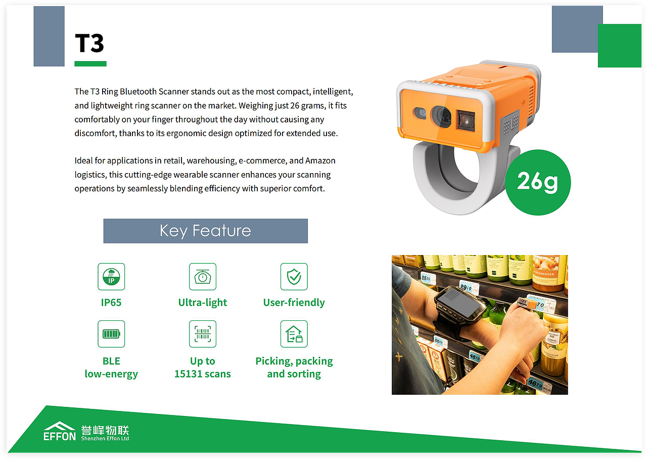 指环扫描器 产品宣传册子