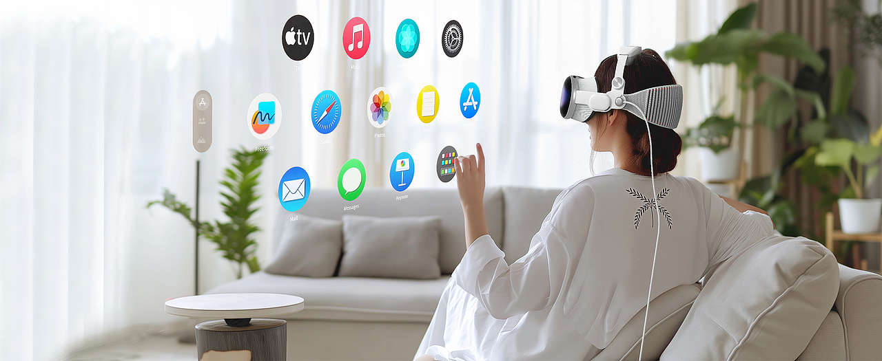 C4D渲染+Ai后期合成 苹果VR眼镜