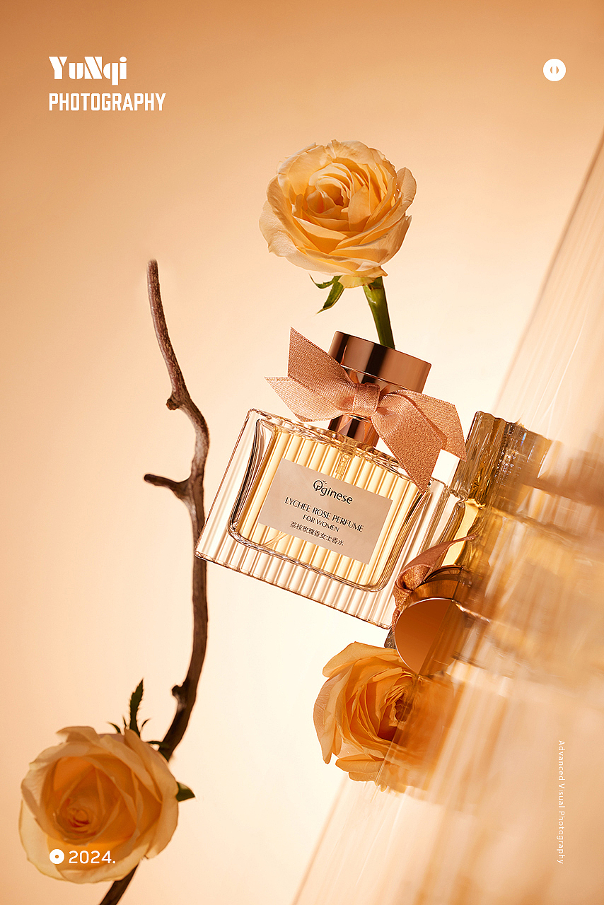 护肤品摄影 |「玫瑰荔枝女士香水平面+视频」