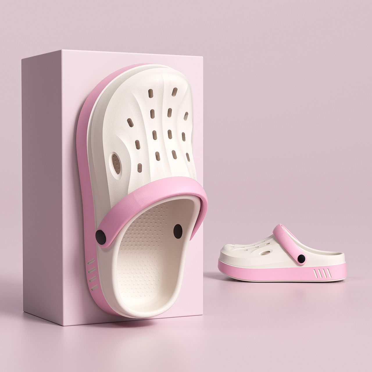 EVA拖鞋3D建模渲染