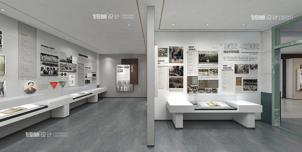 常熟市中学校史馆空间设计(图ZMzc0NTMxNzky) - 展陈设计 - 站酷设计师时差设计原创素材 - 站酷ZCOOL