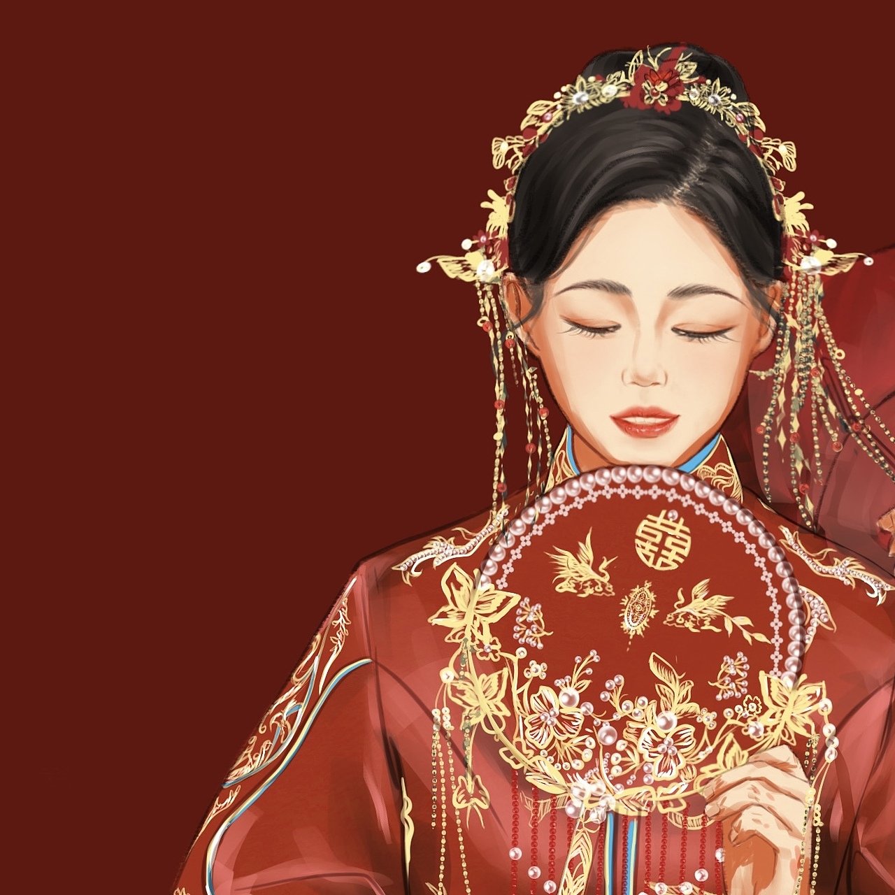 手绘婚纱照（图ZMzc0NTQ0MDQ0） - 创作习作 - 站酷设计师玉啊啊原创素材 - 站酷ZCOOL