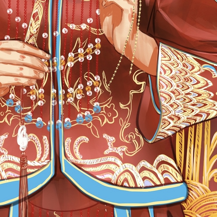 手绘婚纱照（图ZMzc0NTQ0MDc2） - 创作习作 - 站酷设计师玉啊啊原创素材 - 站酷ZCOOL