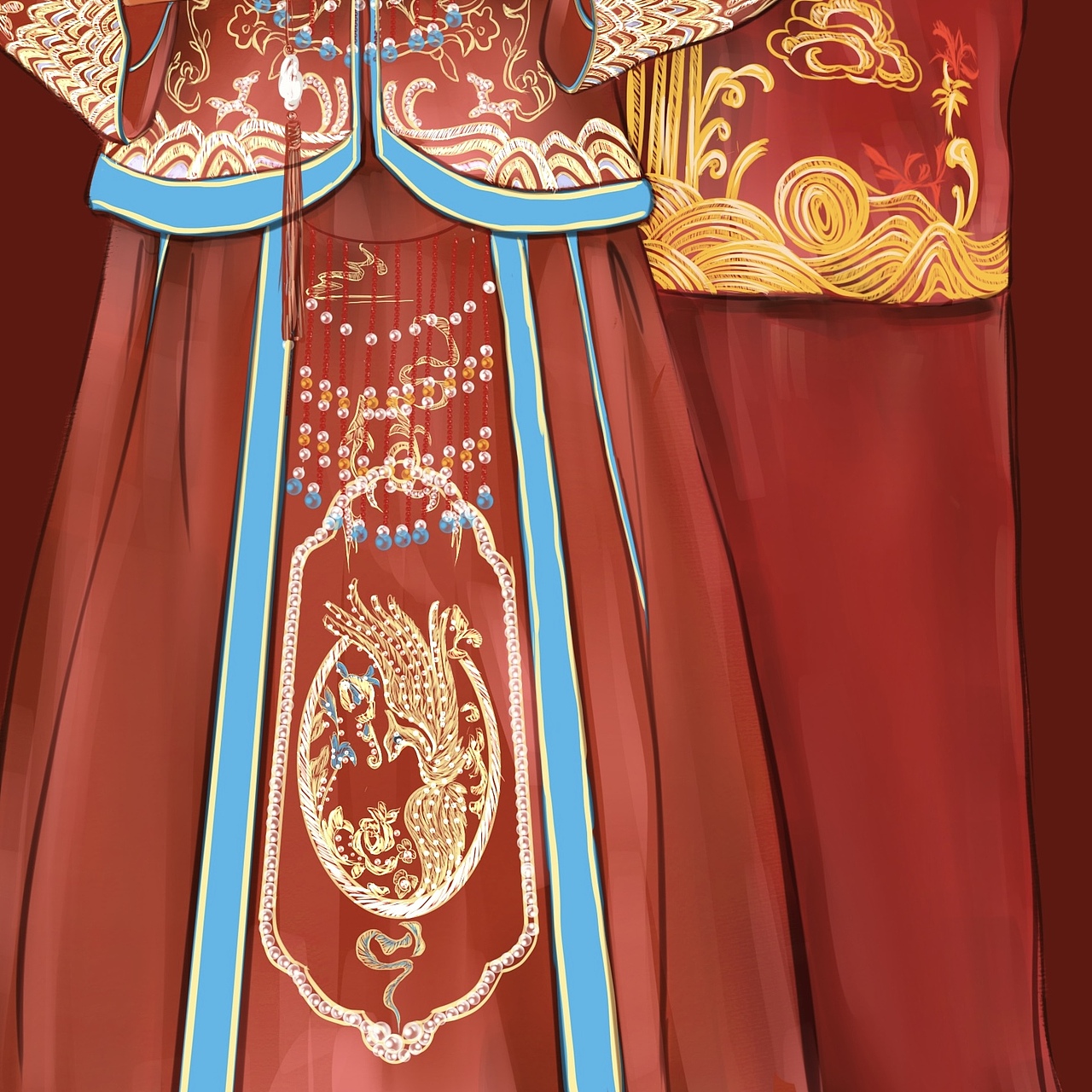 手绘婚纱照（图ZMzc0NTQ0MDg0） - 创作习作 - 站酷设计师玉啊啊原创素材 - 站酷ZCOOL