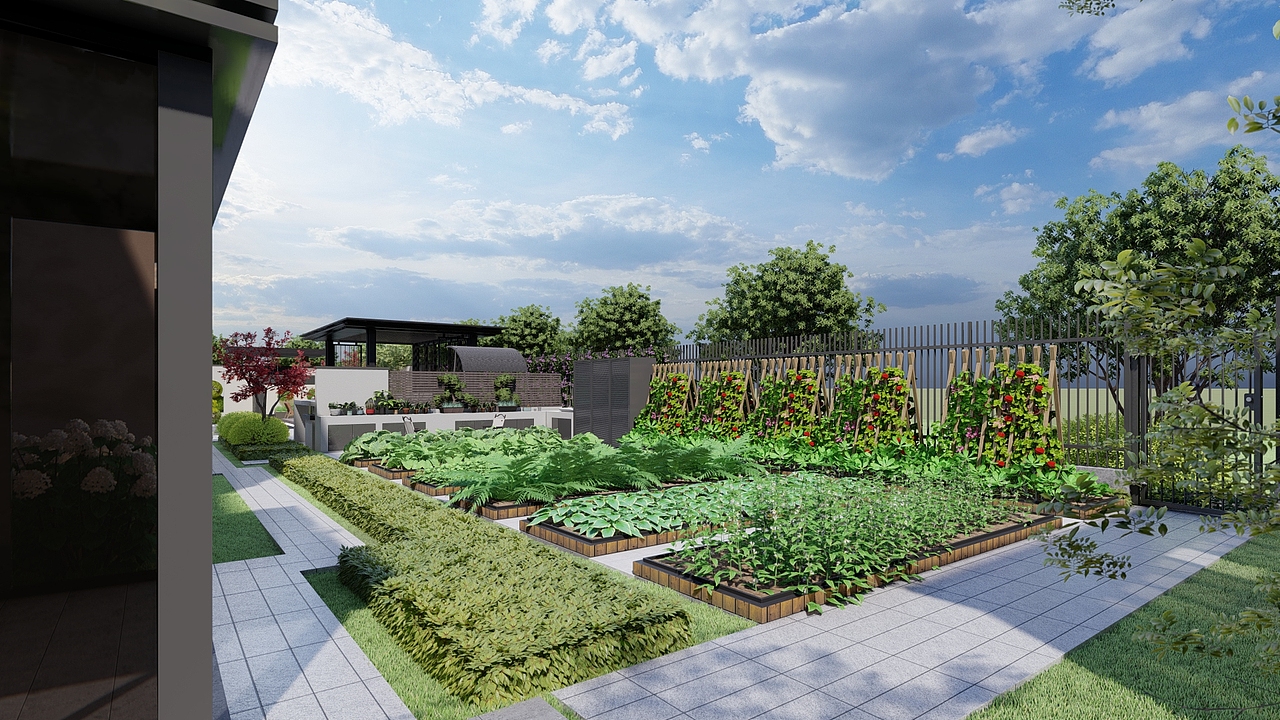 杭州某别墅庭院景观设计