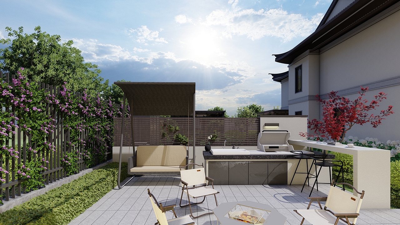 杭州某别墅庭院景观设计