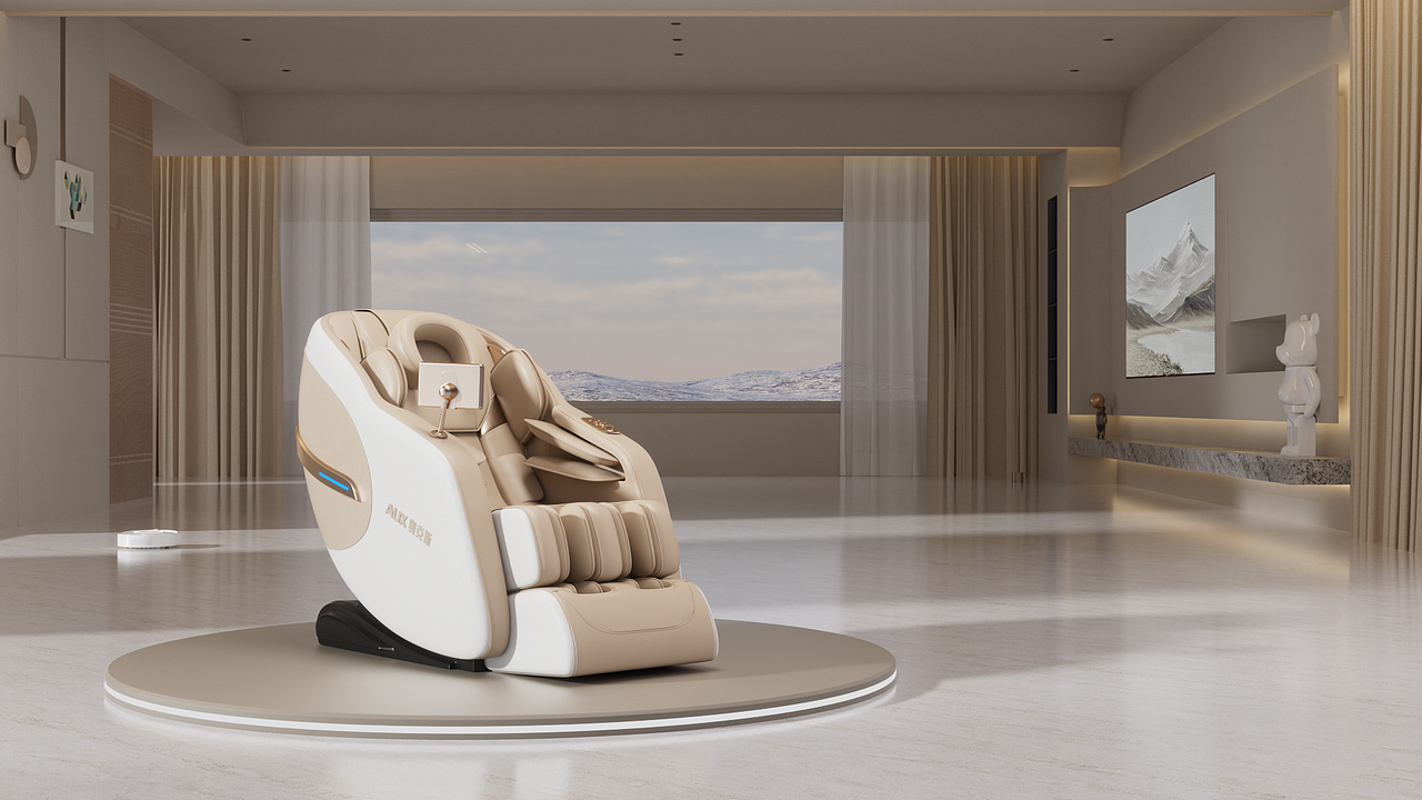 三维产品视频 x 按摩椅 x C4D + Octane