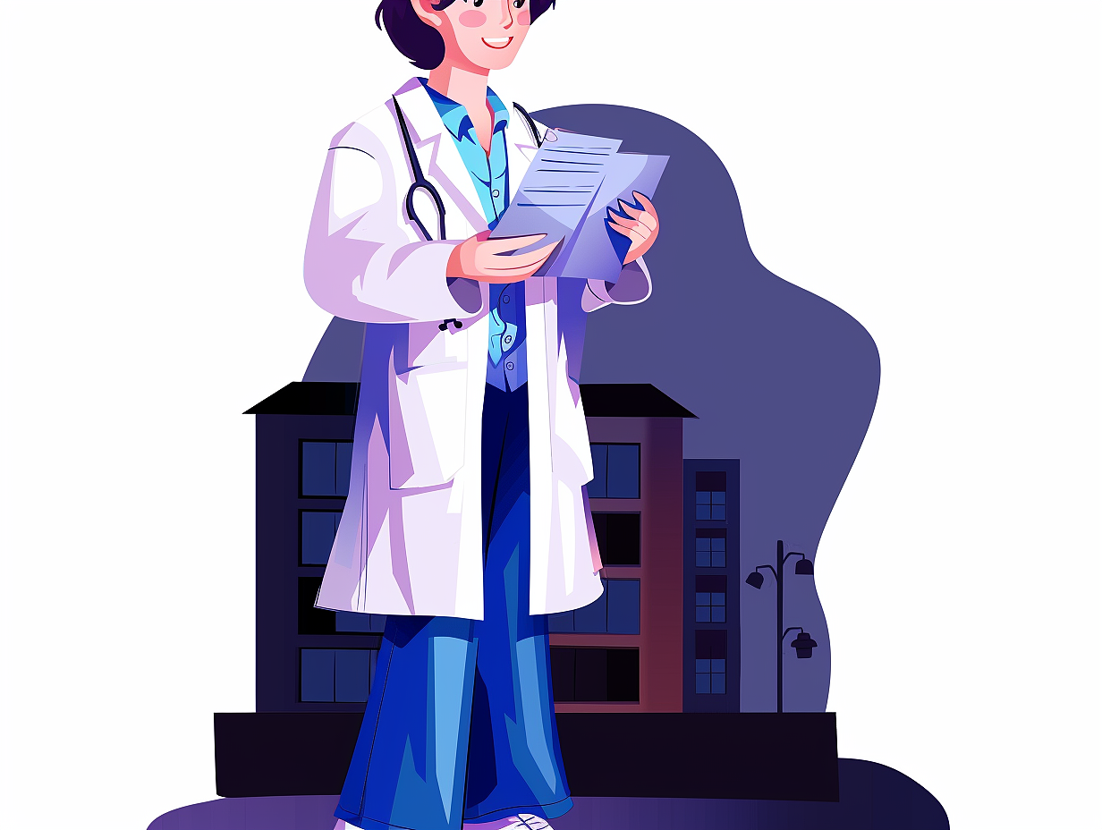 免抠图,医疗素材分享,插图,海报公众号