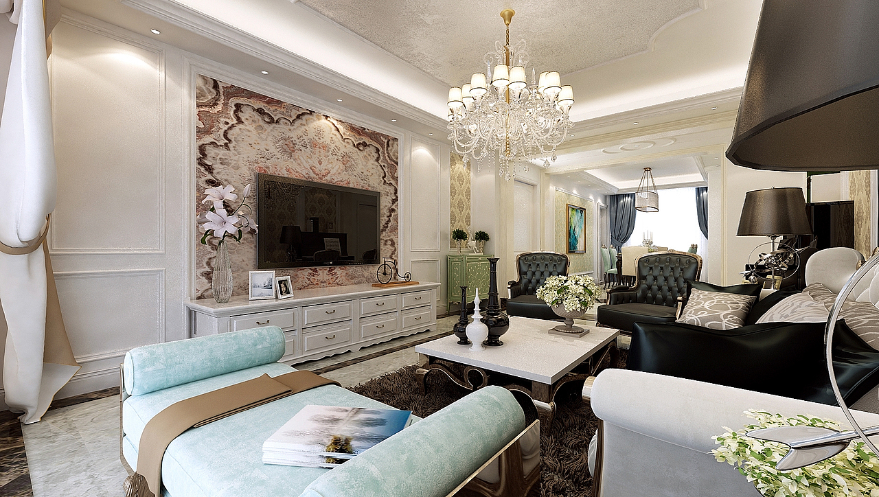 质感空间,流动的韵律注重细节,呈现完美