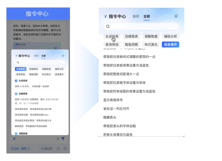 阿里-产品体验日记（一）丨quickBI融合LLM的智能小Q（图ZMzc0NTg2ODQ0） - 交互/UE - 站酷设计师Never7y原创素材 - 站酷ZCOOL