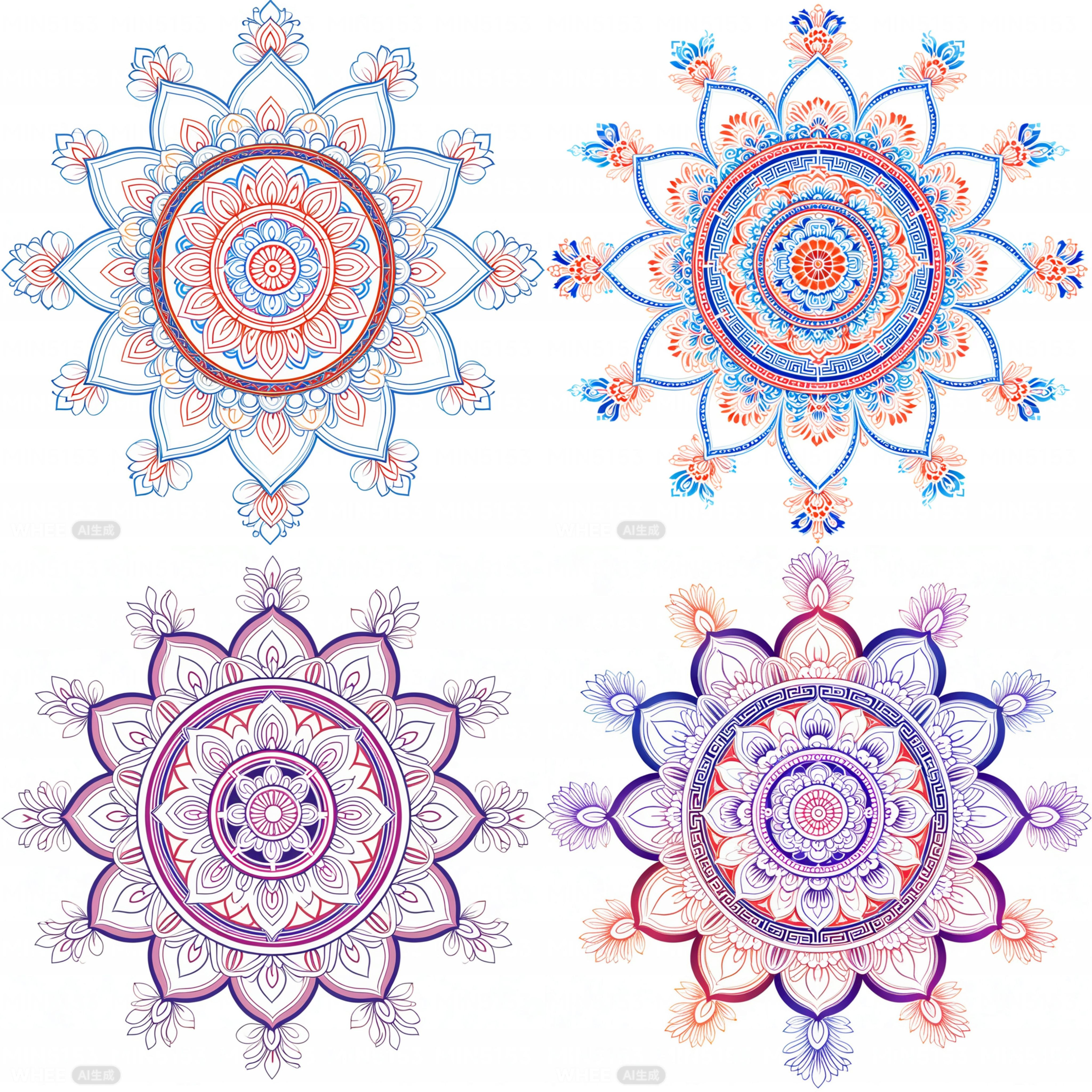 几何算法与AI绘画结合生成精美纹样（图ZMTQ4NjU3MjQ=） - 教程 - 站酷设计师Contra实验编程原创素材 - 站酷ZCOOL