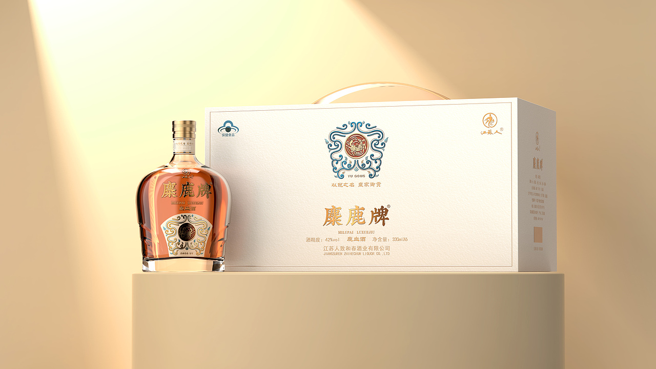 让您心跳加速的东方力量😘鹿血酒产品设计以冠之名（图ZMzc0NTg3NTQ0） - 包装 - 站酷设计师无画创意原创素材 - 站酷ZCOOL