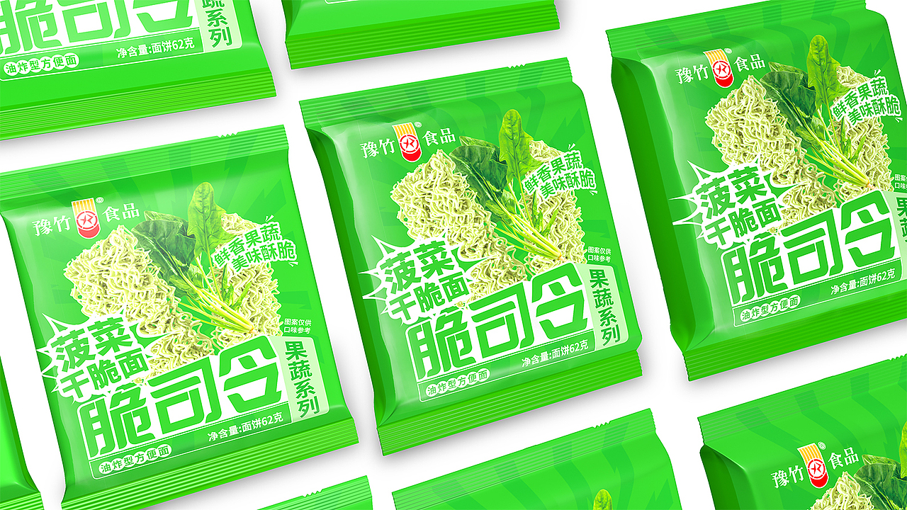 干脆面包装设计丨方便面包装设计,包装箱设计,干吃面