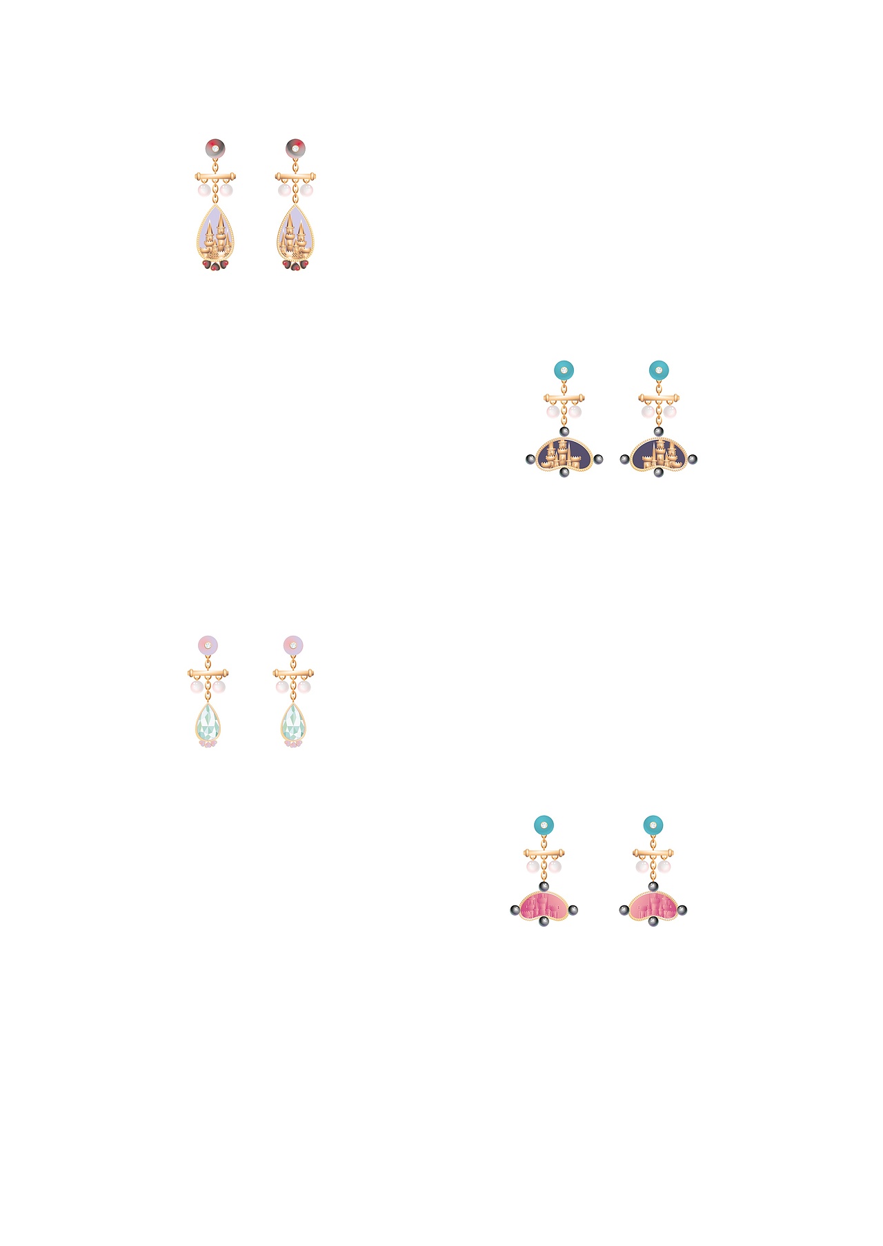 中古风vintage法式复古珠宝首饰设计