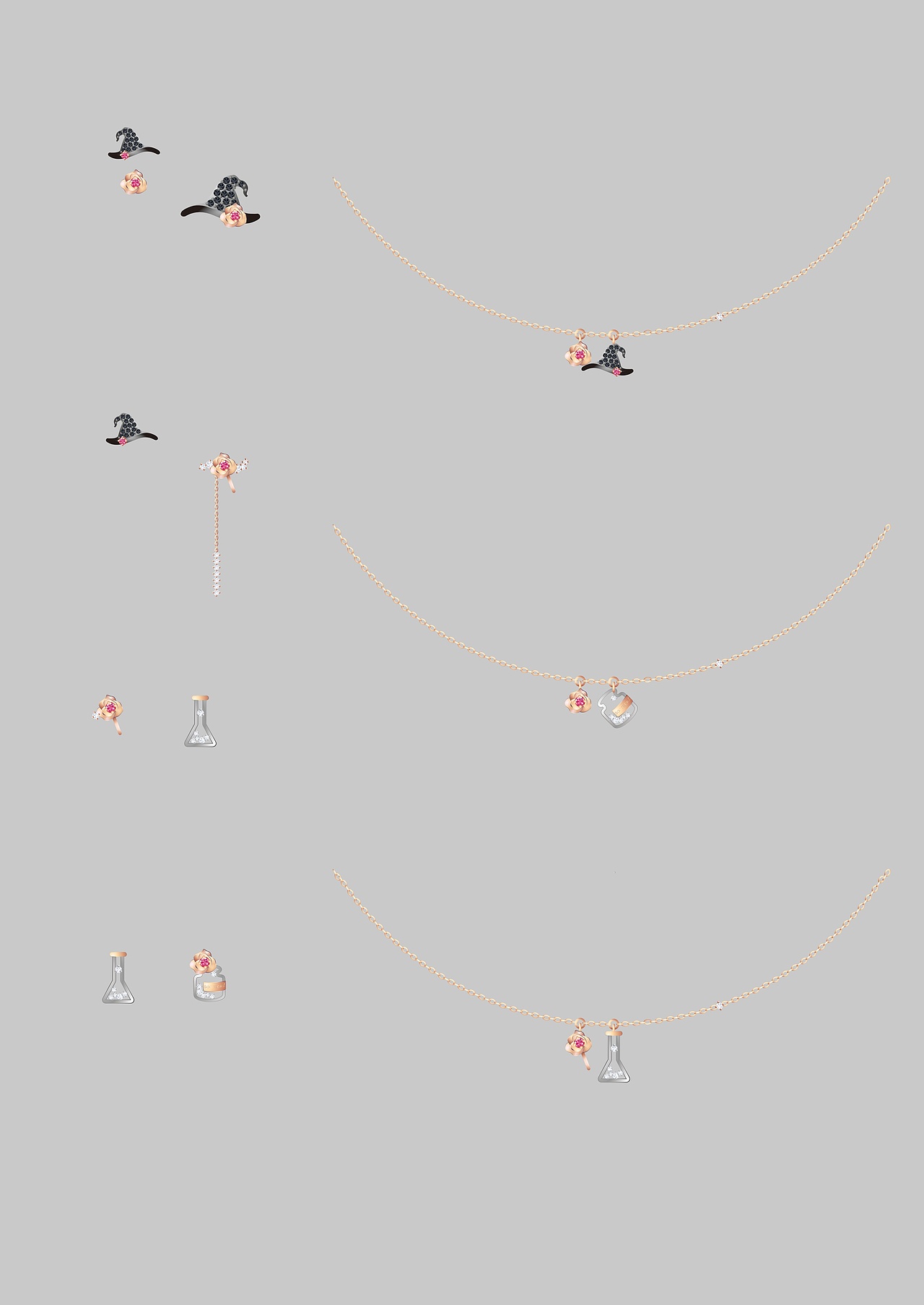 女巫的玫瑰实验室vintage法式中古复古珠宝首饰设计