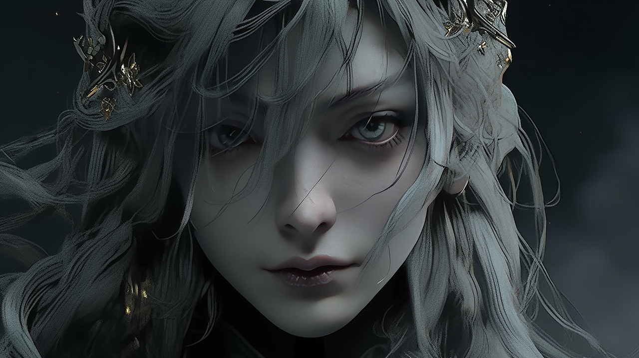 AI绘画 暗黑武侠 玄幻 游戏角色 东方暗黑角色 壁纸