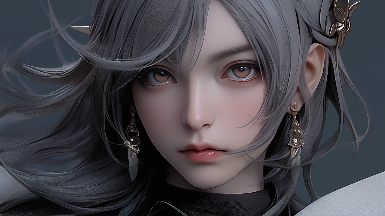 AI绘画 暗黑武侠 玄幻 游戏角色 东方暗黑角色 壁纸