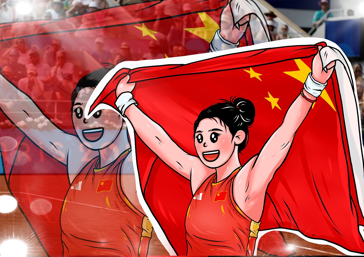 2024巴黎奥运插画合集（一）（图ZMzc0NjIwMTg4） - 商业插画 - 站酷设计师嘛啦个巴子原创素材 - 站酷ZCOOL